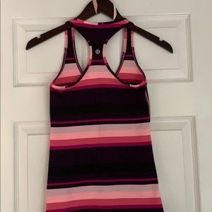 Lululemon sunset striped tank
